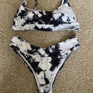 Tie dye swim suit